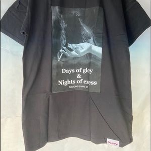 Diamond graphic design tee shirt